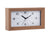 Karlsson Lujo Rectangle KA6066BR Wecker Mochabraun • Geräuschloses Sweep-Uhrwerk • Retro-Design