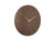 Karlsson Esmerado KA6072BR Wanduhr Mochabraun • Geräuschloses Sweep-Uhrwerk • Elegantes Metalldesign