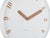 Karlsson Amena KA6083WH Wanduhr Weiß • Sweep-Uhrwerk • Holzfarbene Ziffern, Bild 3