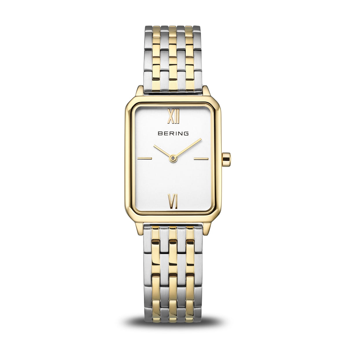 Bering Classic 17423-714 Damenuhr Bicolor • Saphirglas • Schlankes Quarzwerk