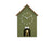 Karlsson Dog House KA6108GR Wanduhr Luxusgrün • Sweep-Uhrwerk • Verspieltes Kuckucksdesign