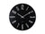 Karlsson Esencia Elevated KA6090BK Wanduhr Schwarz • Geräuschloses Sweep-Uhrwerk • Rahmenlosem Design, Bild 2