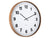 Karlsson Esencia Classic XL KA6109DW Wanduhr Dunkles Holz • Geräuschloses Sweep-Uhrwerk • Großes Format 60 cm