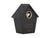 Karlsson Riqueza Cuckoo LED KA6124BK Wecker Schwarz • LED-Display mit Thermometer • Leuchtender Kuckucksvogel