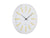 Karlsson Arruga Retro KA6144YE Wanduhr Zitronengelb • Sweep-Uhrwerk • Retro-Design