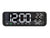 Karlsson Madera KA6145BK Wecker Schwarzes Holzfurnier • Großes Digitaldisplay • USB-Netzbetrieb