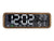 Karlsson Madera KA6145DW Wecker Dunkles Holzfurnier • Digitales LED-Display • USB-Betrieb