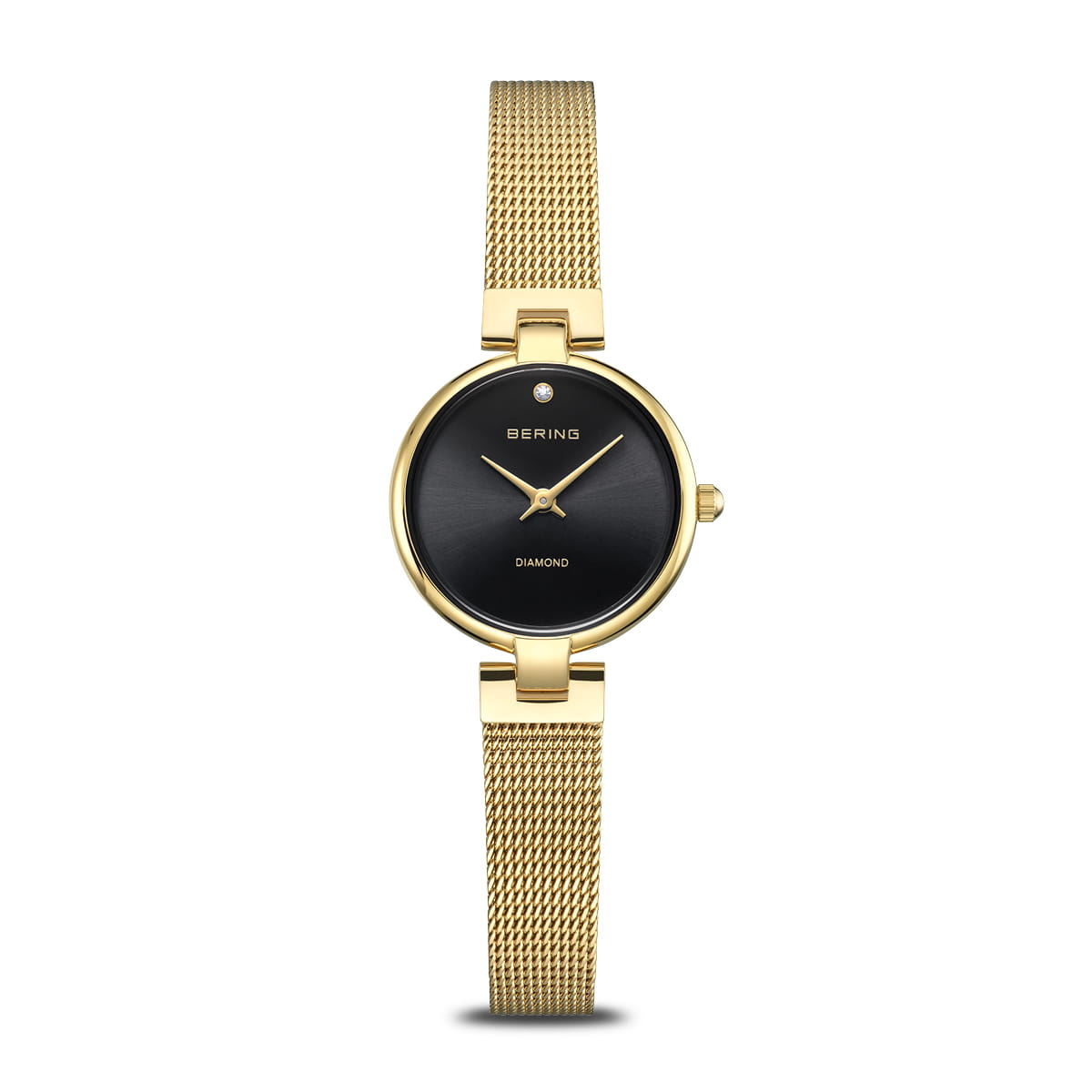 Bering Classic 17724-332 Damenuhr Goldfarben • Saphirglas • Milanaisearmband