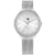 Tommy Hilfiger Demi 1782698 Damen Armbanduhr Silber • Zirkonia-Besatz • Milanaise-Armband