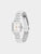 Tommy Hilfiger Mia 1782830 Damen Armbanduhr Weiß • Edelstahlarmband • Mineralglas