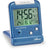 Atlanta Digital Travel Alarm Clock 6.5x9x2.5cm Plastic • Radio Controlled • Temperature Display