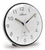 Atlanta Radio Alarm Clock Round Ø 11 cm Plastic • Silent Sweep Second Hand • Precise Radio Control