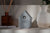 Karlsson Tischuhr KA6095GY • Modern Cuckoo Design • Grau