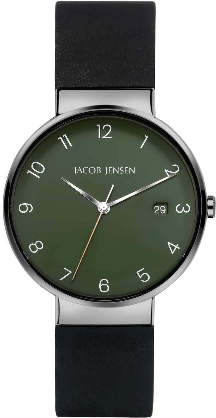 Jacob Jensen Timeless Nordic 184 Men's Watch • Iconic Danish Design • Seamless Case Integration