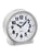 Atlanta Silent Quartz Table Alarm Clock 10.5x9x3.8cm Plastic • Silent Sweep Second Hand • Snooze & Light