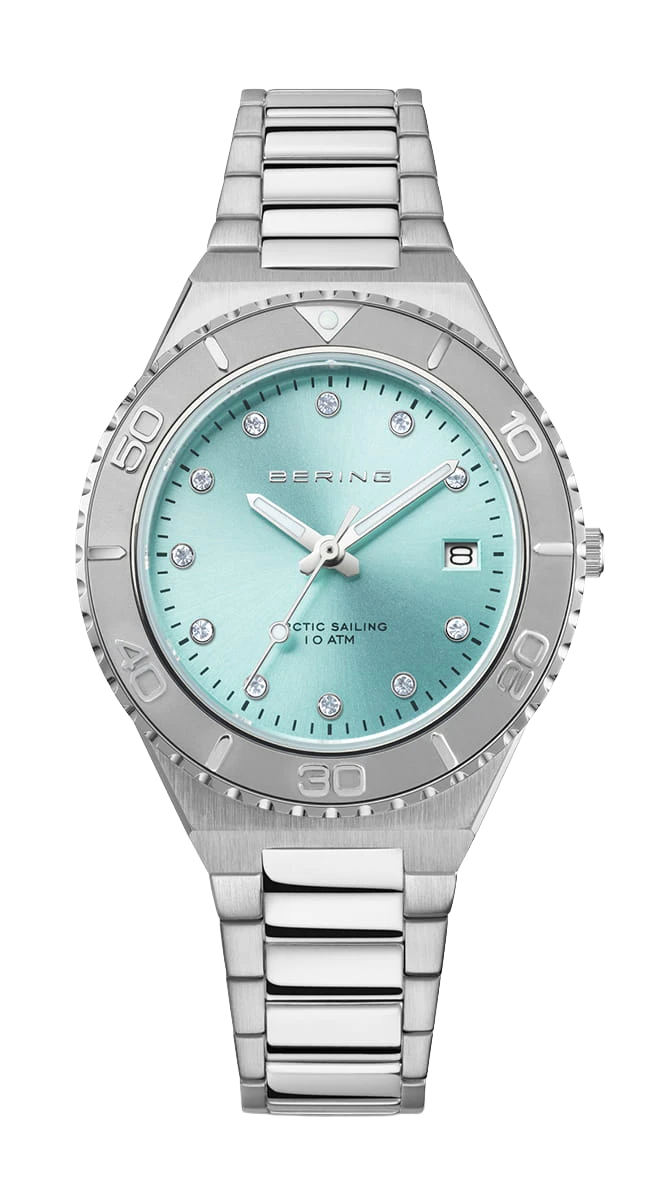 Bering Classic 18936-707 Women's Watch • Scratch-resistant Sapphire Glass • Elegant Link Bracelet