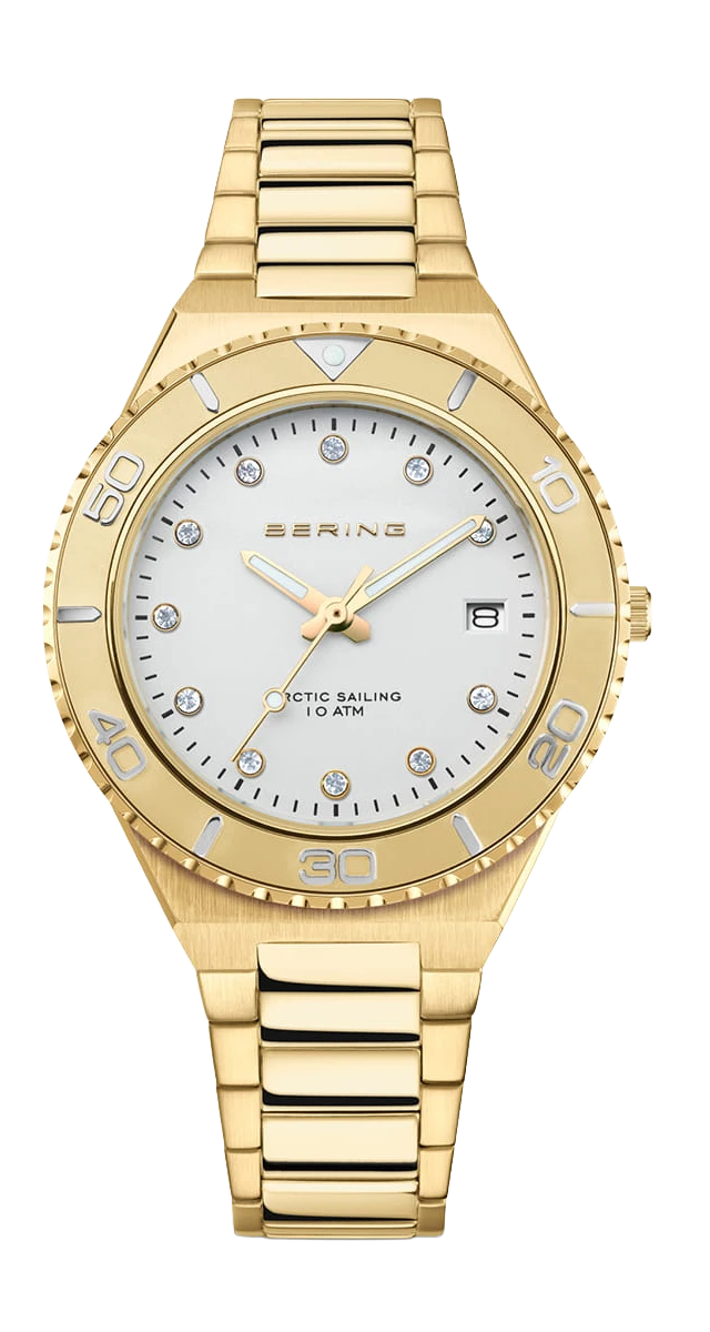 Bering Classic 18936-734 Women's Watch • Scratch-Resistant Sapphire Crystal • Fine Milanese Bracelet
