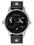 Messerschmitt ME-DUAL2-L Herren Armbanduhr Schwarz • Zwei Zeitzonen • Made in Germany