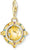 Charm Pendant Colorful 3D Globe - 750 Yellow Gold Plating