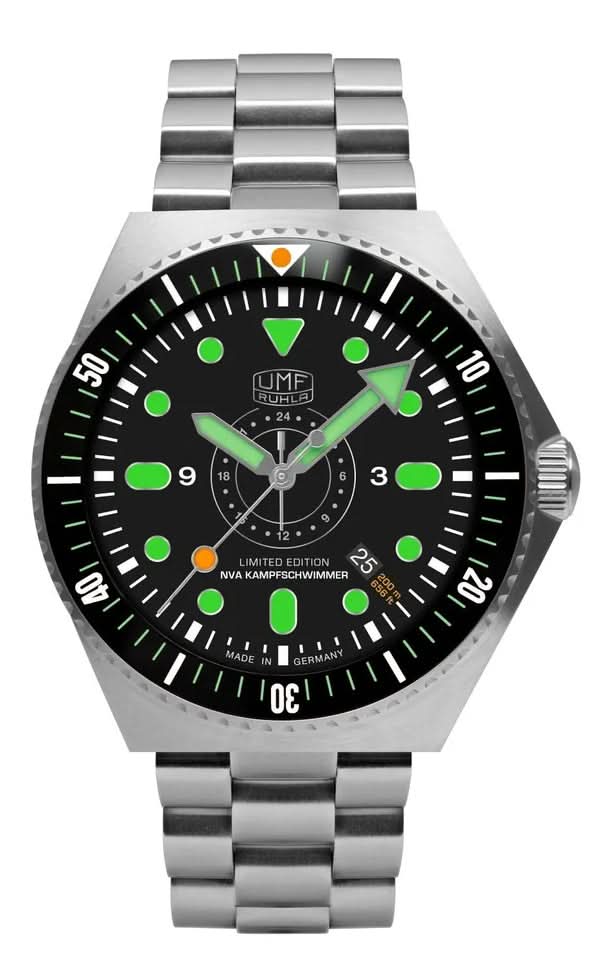 UMF Ruhla NVA 1932-M2 Men's Watch • Made in Germany • GMT