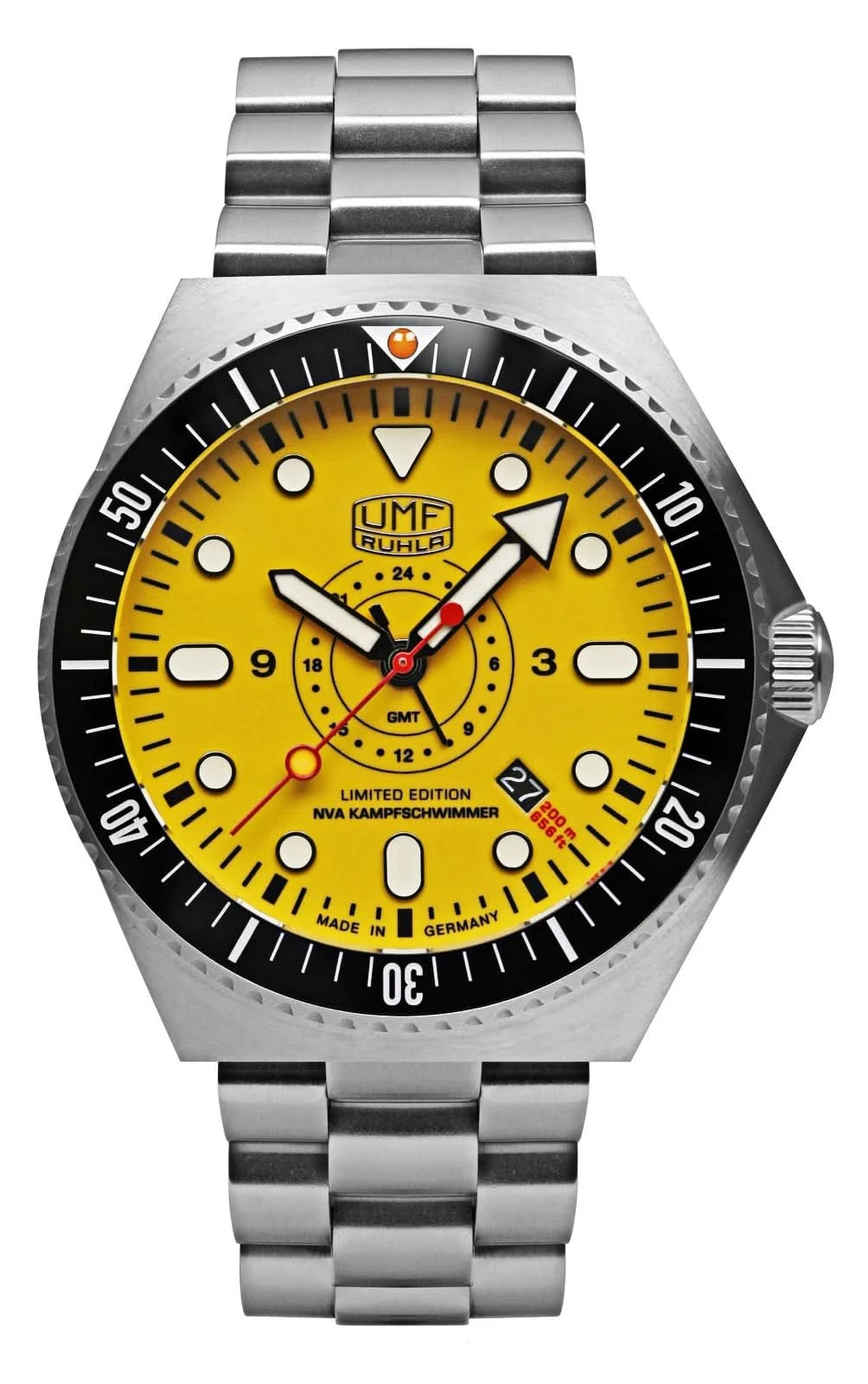 UMF Ruhla NVA 1932M-5 Men's Watch • Made in Germany • GMT