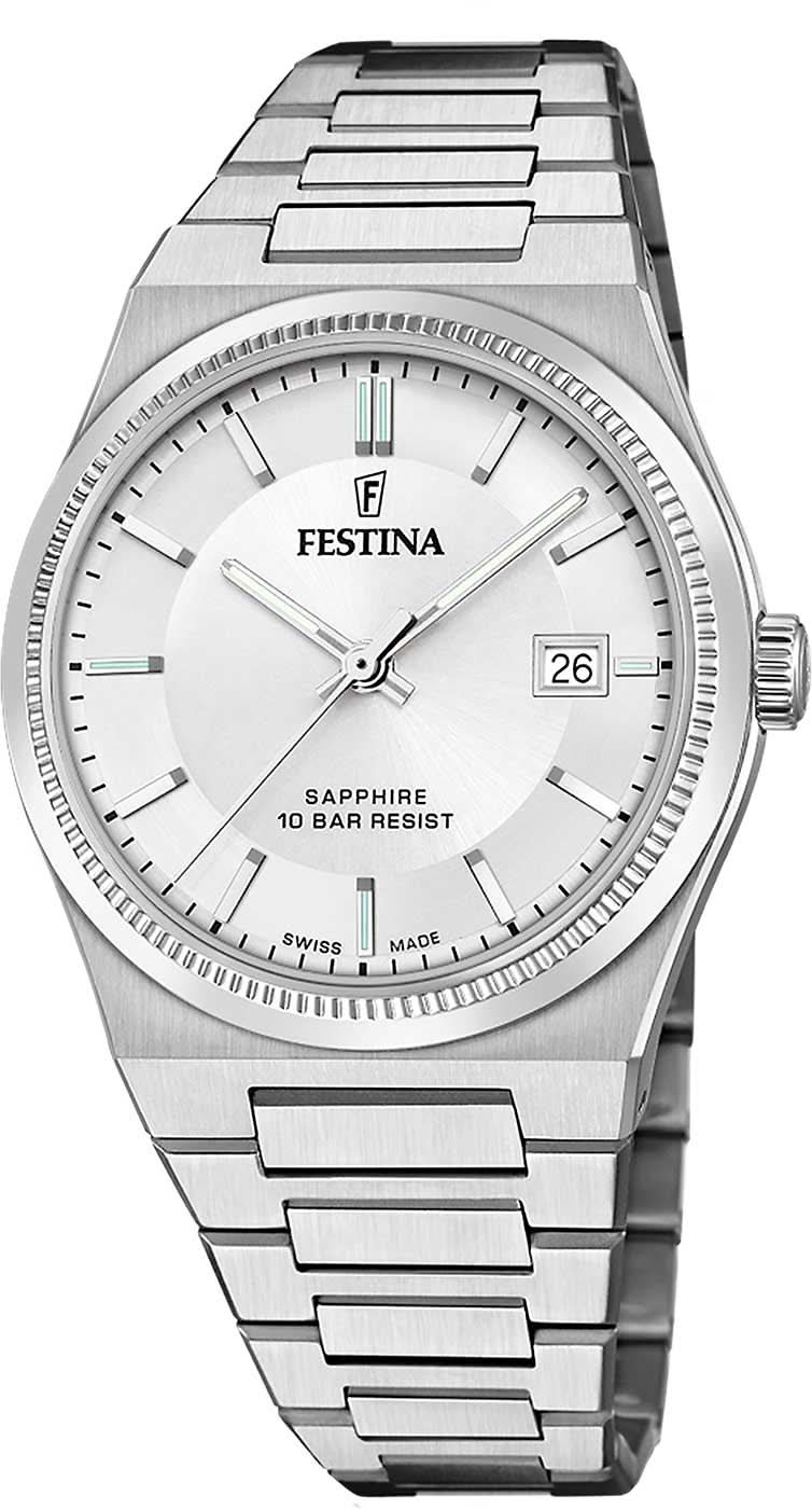 Festina Swiss Made F20034/1 Men's Watch • Swiss Quartz Movement • Sapphire Crystal