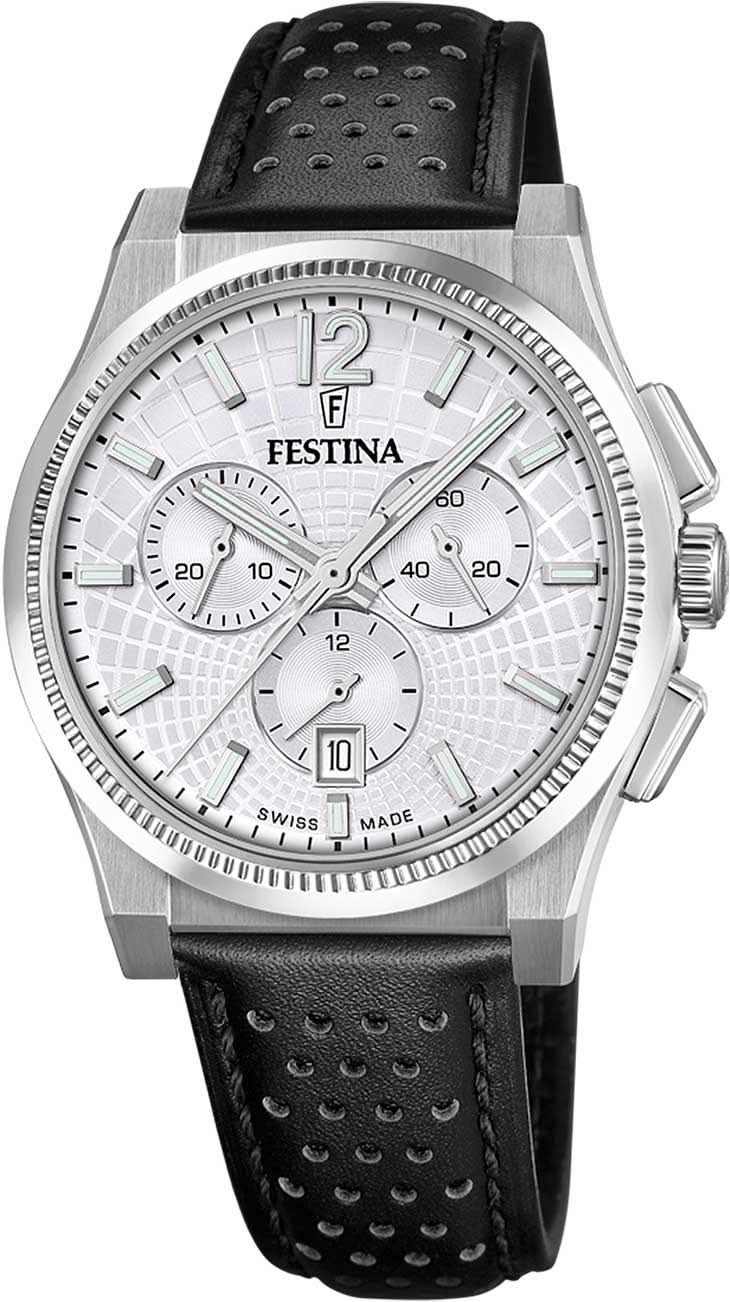 Festina Swiss Made F20060/1 Men's Watch • Sapphire • Chrono