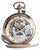 Carl von Zeyten Alb CVZ0040RSL Taschenuhr Bicolor Silber-Roségold • Handaufzug • Skelettiertes Uhrwerk