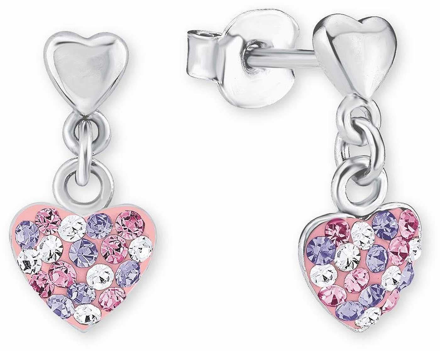 Princess Lillifee 2013169 Stud Earrings with Heart Pendant