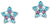 Princess Lillifee 2013175 Star Stud Earrings with Stone