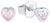 Princess Lillifee 2021046 Heart Stud Earrings with a Stone
