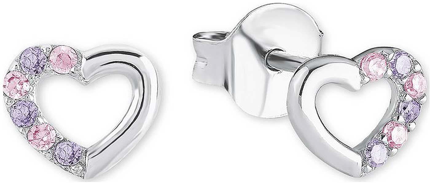 Princess Lillifee 2021106 Heart Stud Earrings with Stones
