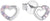 Princess Lillifee 2021106 Heart Stud Earrings with Stones