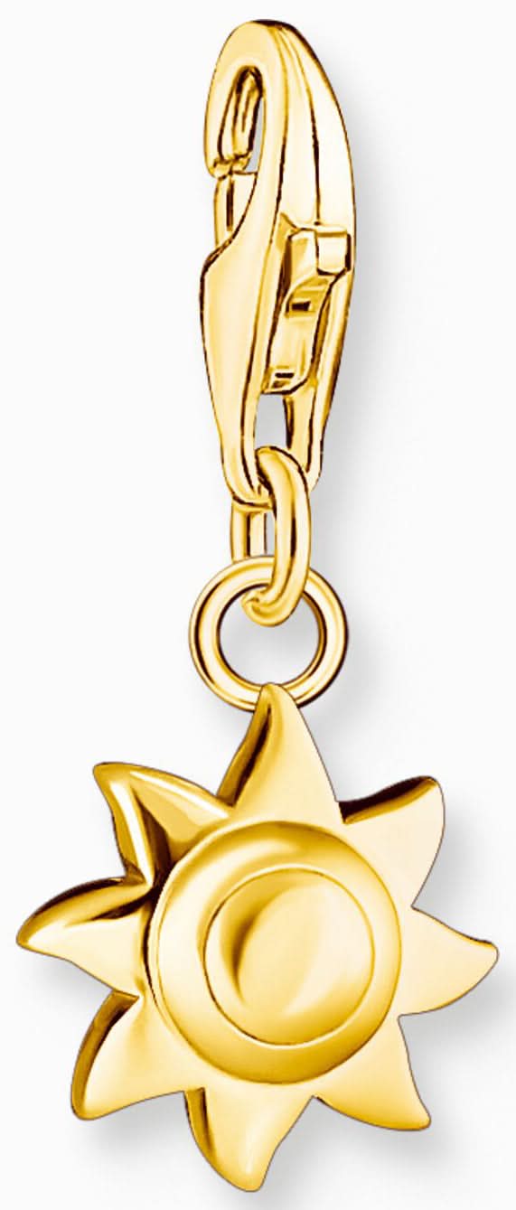 Charm Pendant 3D Sun - 750 Yellow Gold Plating Thomas Sabo Model: 2024-413-39