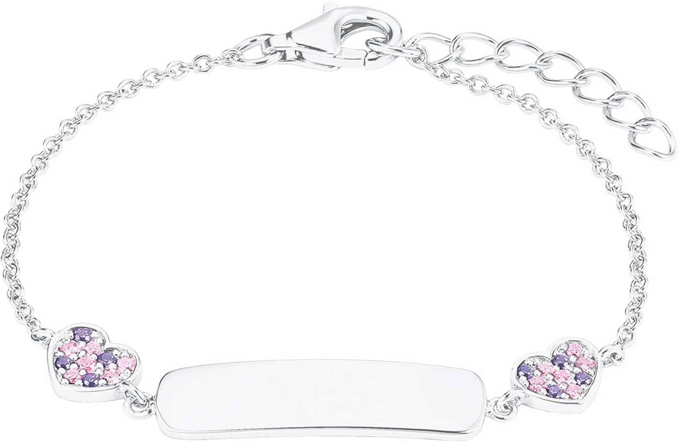 Princess Lillifee 2027208 ID Bracelet with Heart Pendants
