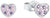 Princess Lillifee 2027218 Heart Stud Earrings with Stones