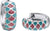 Princess Lillifee 2031158 pink/light blue enamelled hoop earrings