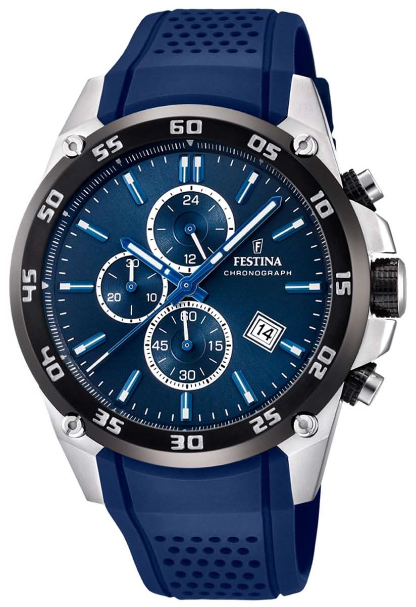 Festina The Originals F20330/2 Men's Watch • Sporty Chronograph Design • Reliable Quartz Movement