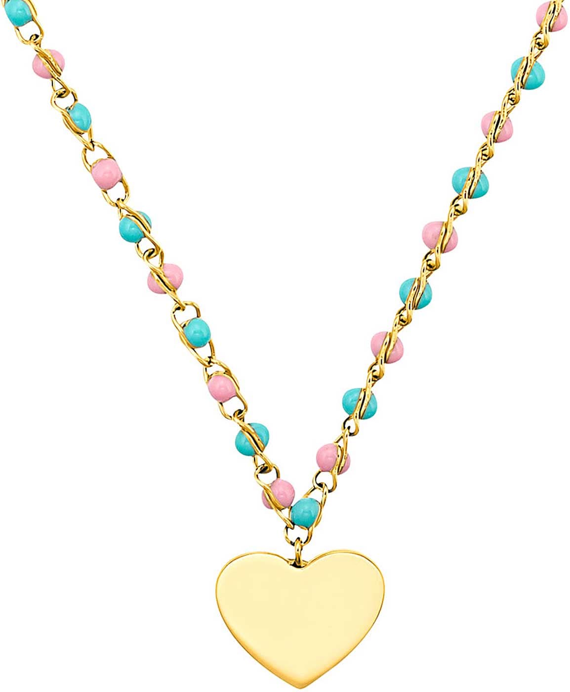 Princess Lillifee 2035300 Colorful Necklace with Heart Pendants Made of Stainless Steel