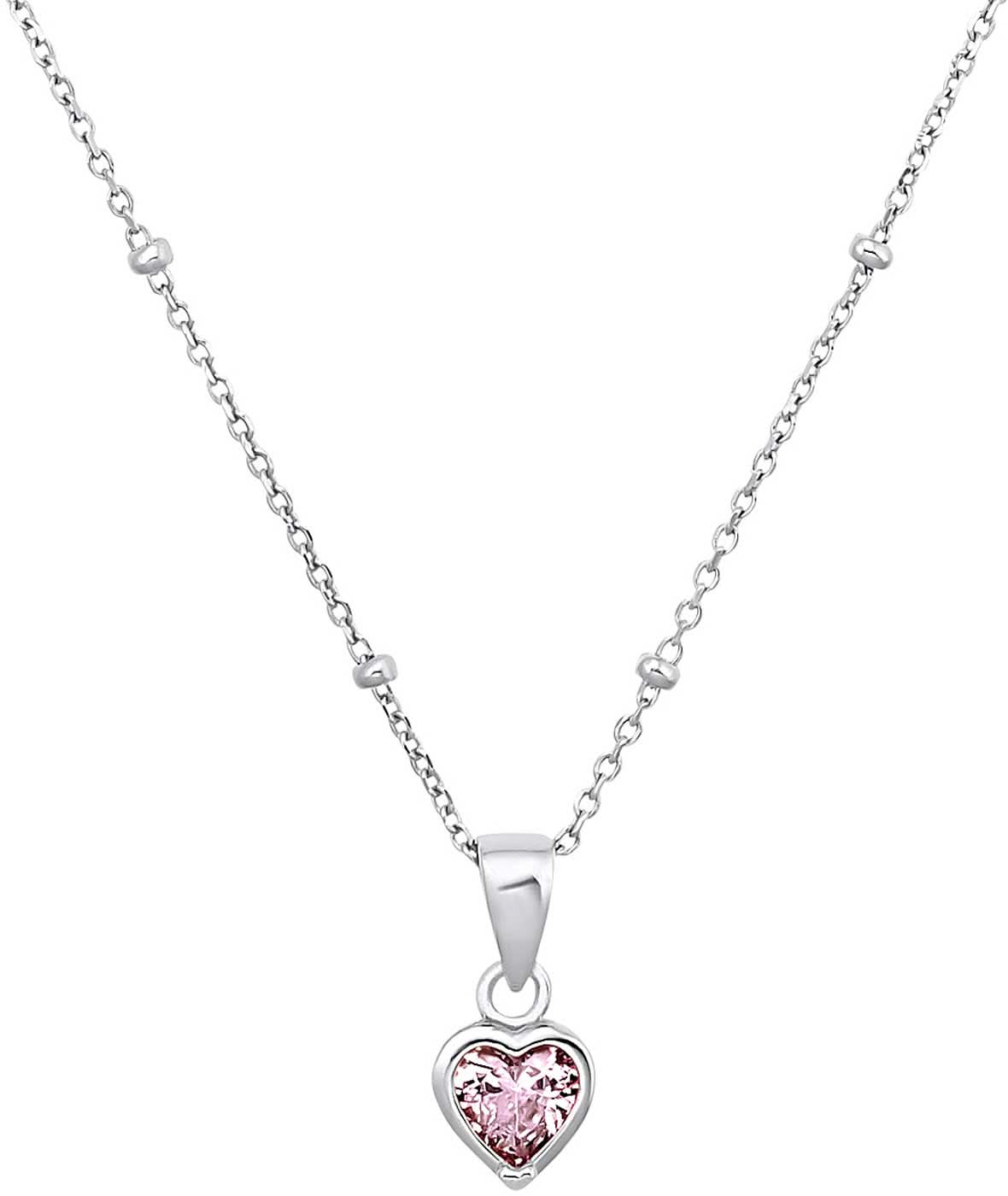 Princess Lillifee 2033373 Necklace with integrated metal beads and heart pendant