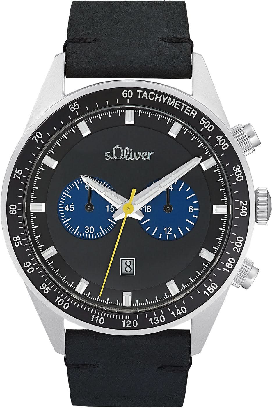 s.Oliver Time 2033495 Men's Watch • Fashionable Lifestyle Design • Excellent Value for Money