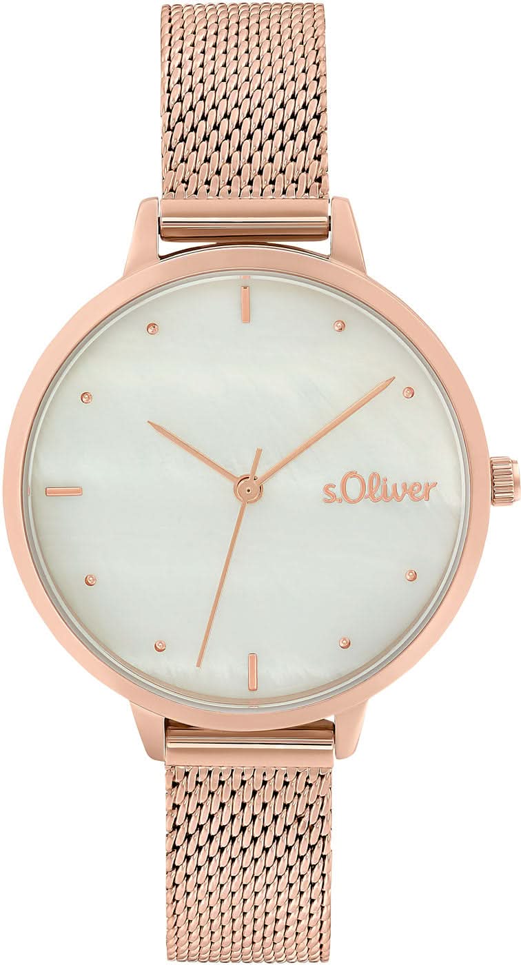 s.Oliver 2033511 Women's Watch • Fashionable Lifestyle Design • High Wearing Comfort