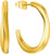 Curved Creole Hoops IP Yellow Gold Plated s.Oliver Jewelry 2033900