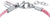 Princess Lillifee 2034000 Textile Bracelet with Stainless Steel Hearts