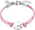 Princess Lillifee 2034000 Textile Bracelet with Stainless Steel Hearts