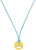Princess Lillifee 2034002 Textile Necklace with Gold-Plated Stainless Steel Crown