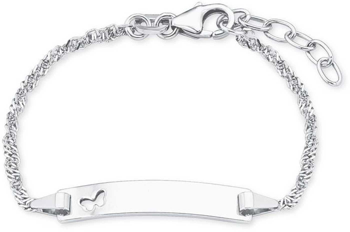 Princess Lillifee 2034220 ID Bracelet with Butterfly Cut-Out
