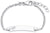 Princess Lillifee 2034220 ID Bracelet with Butterfly Cut-Out