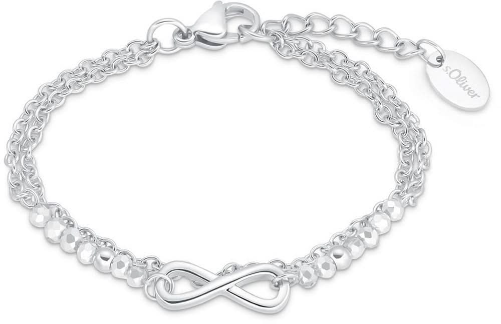 Double-Row Kids' Bracelet with Infinity Charm s.Oliver 2034972