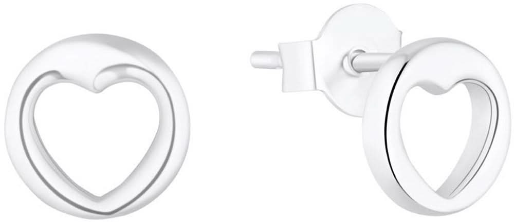 Stud Earrings with Heart Cutouts - s.Oliver Jewelry Model: 2035754